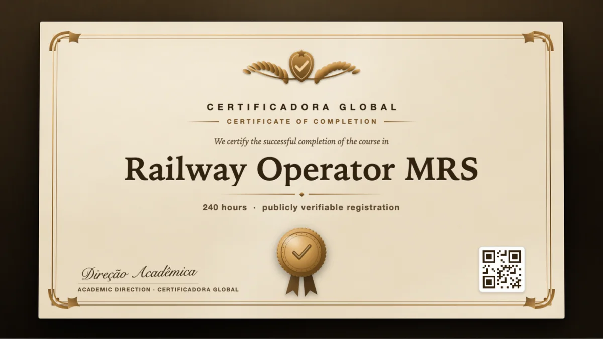 Cover of the Railway Operator MRS course