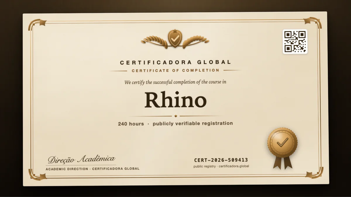 Cover of the Rhino course