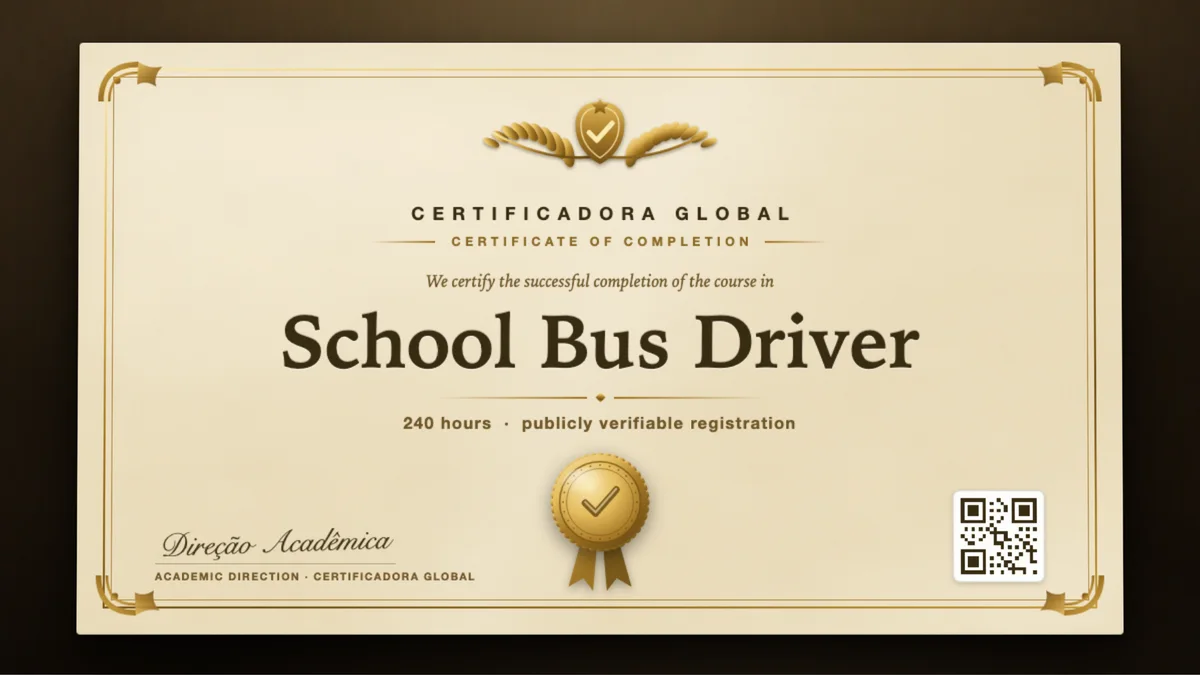 Cover of the School Bus Driver course