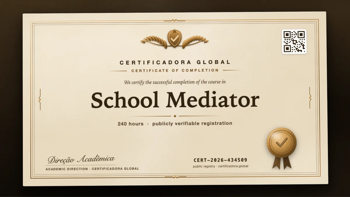 Cover of the School Mediator course