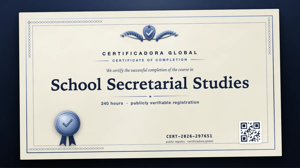 Cover of the School Secretarial Studies course