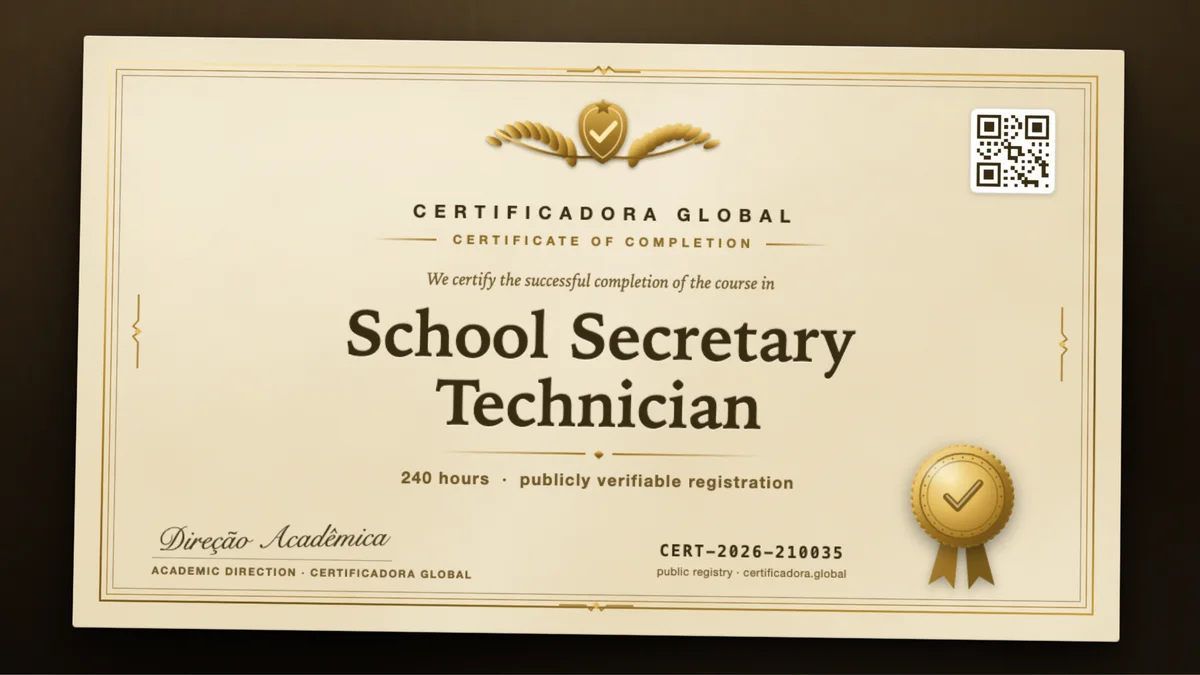Cover of the School Secretary Technician course