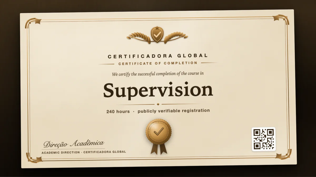Cover of the Supervision course