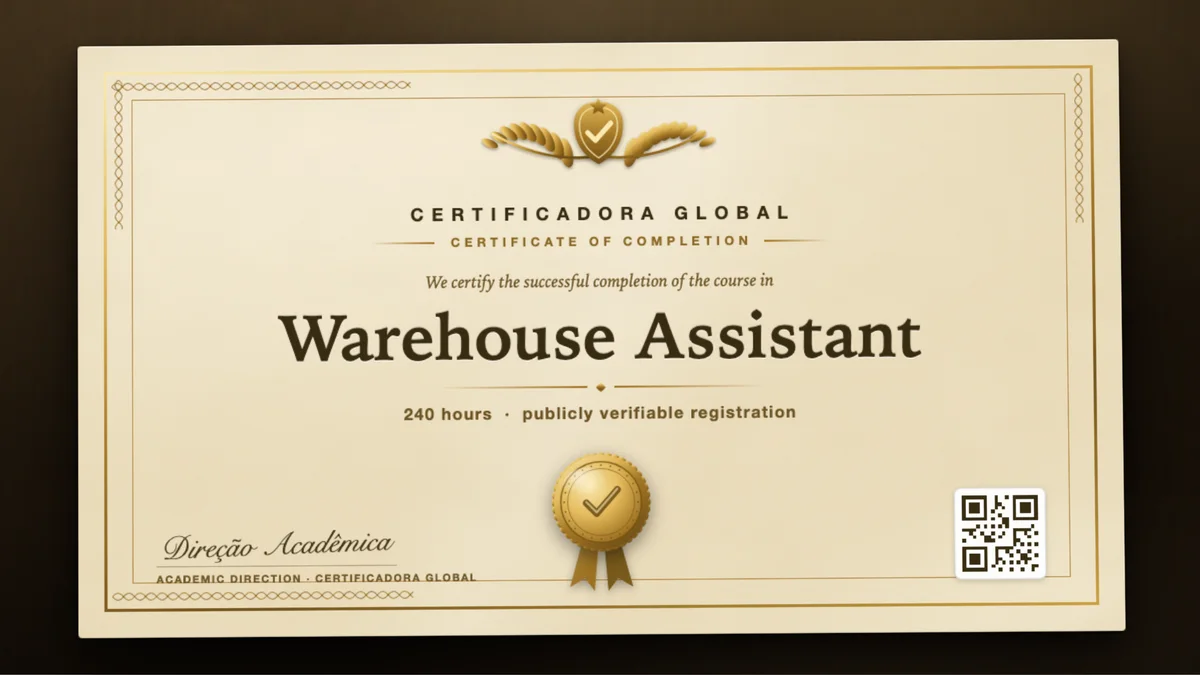 Cover of the Warehouse Assistant course