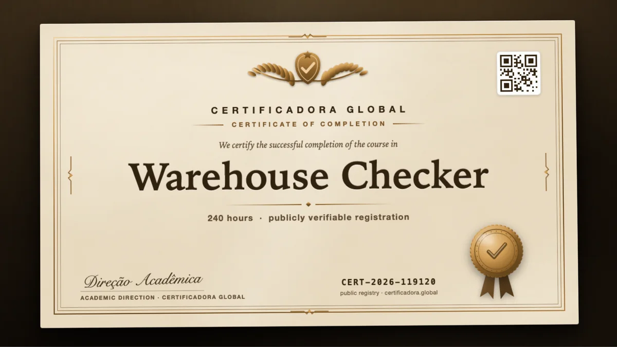 Cover of the Warehouse Checker course