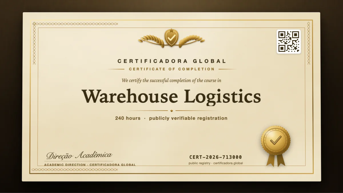Cover of the Warehouse Logistics course