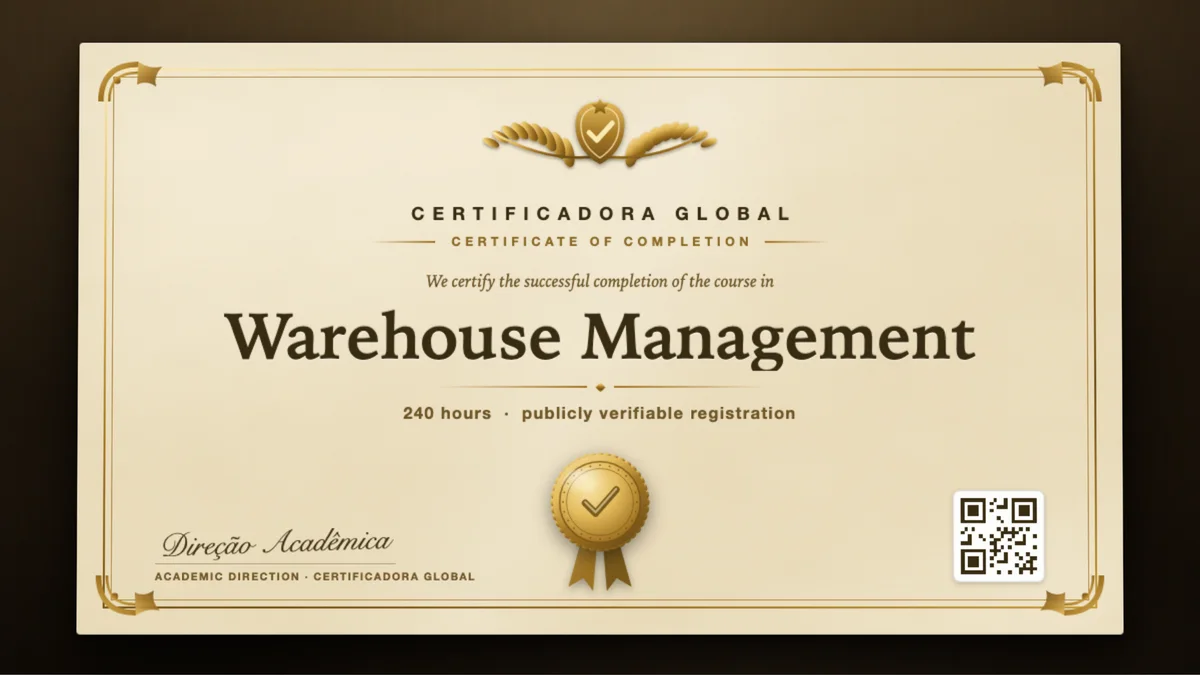Cover of the Warehouse Management course