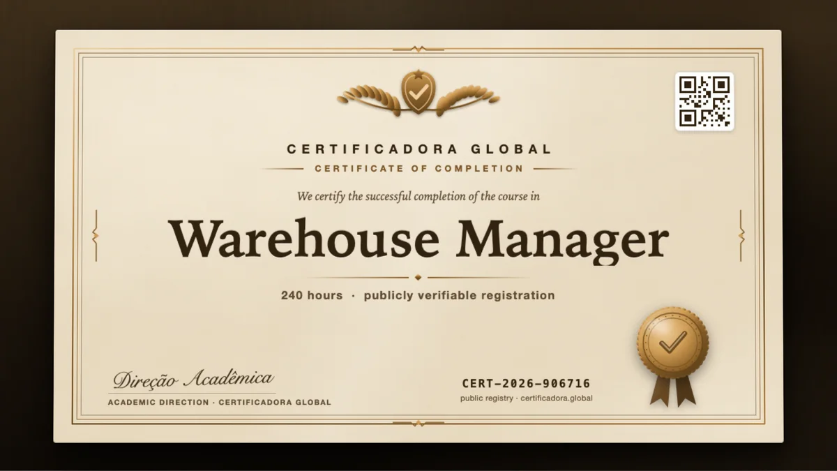 Cover of the Warehouse Manager course
