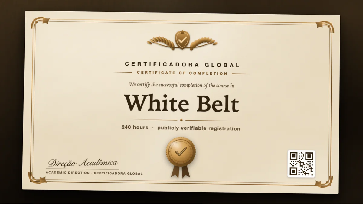 Cover of the White Belt course