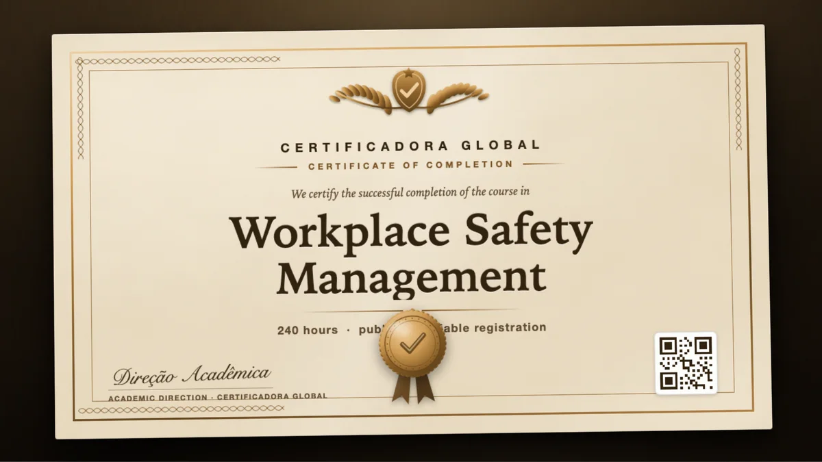 Cover of the Workplace Safety Management course