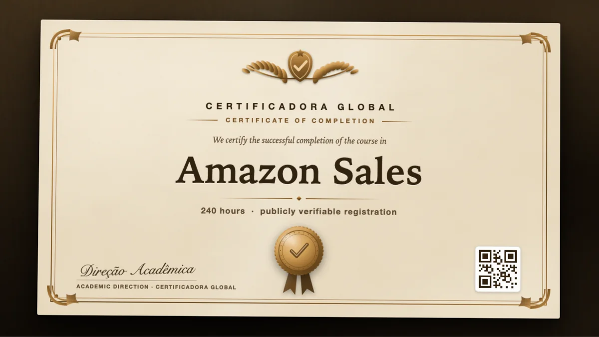 Cover of the Amazon Sales course