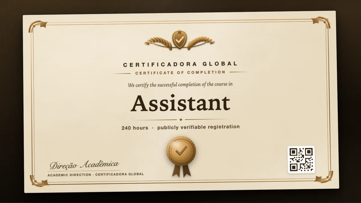 Cover of the Assistant course