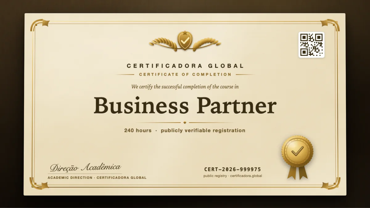 Cover of the Business Partner course