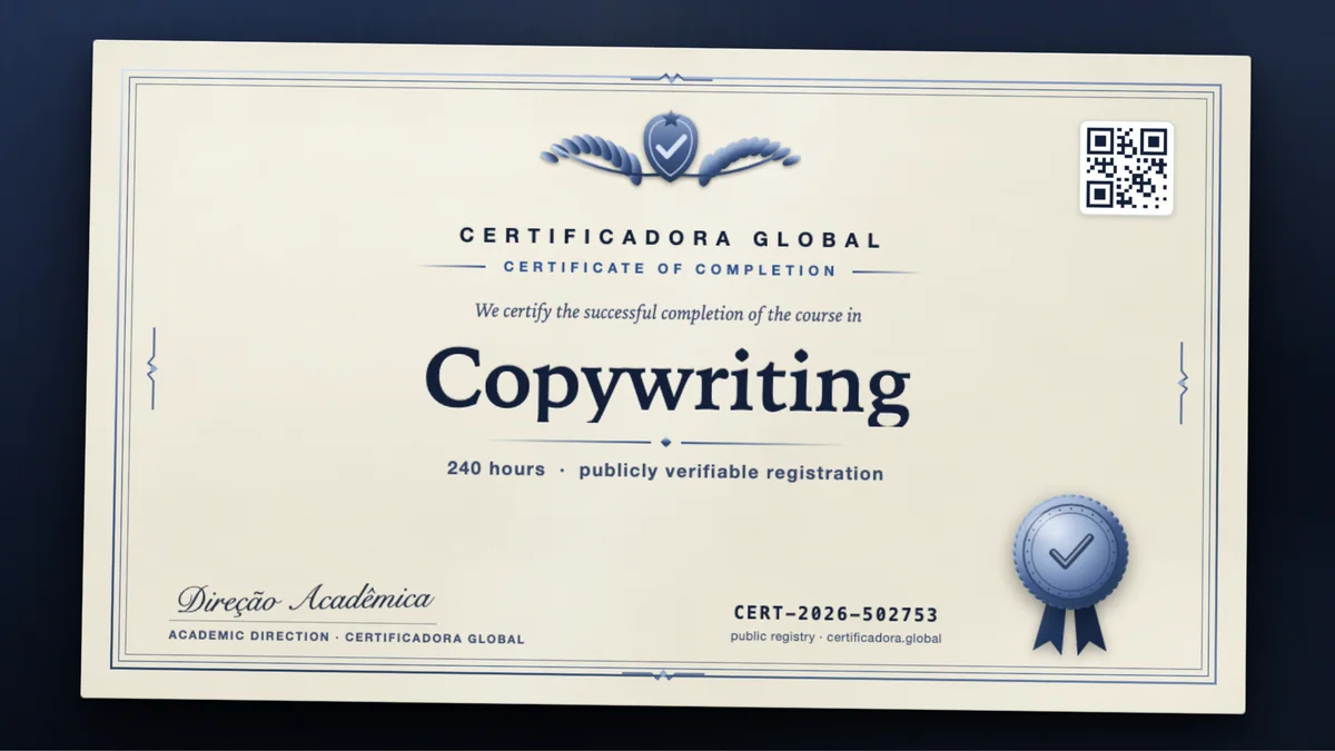 Cover of the Copywriting course