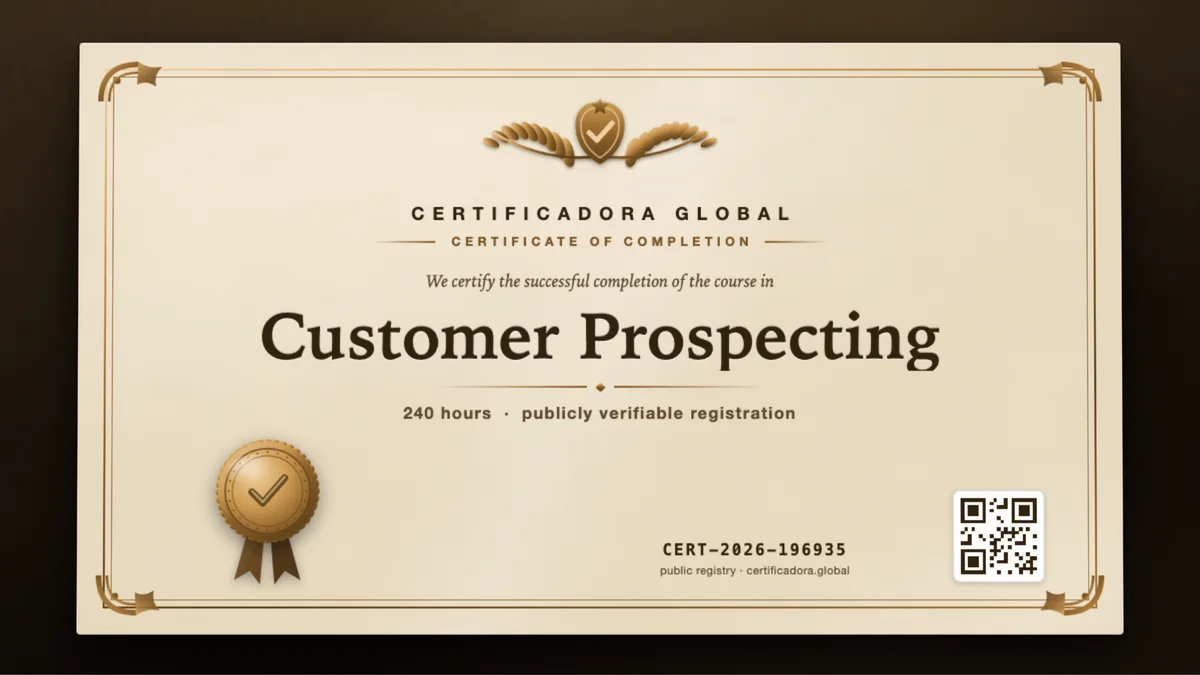 Cover of the Customer Prospecting course