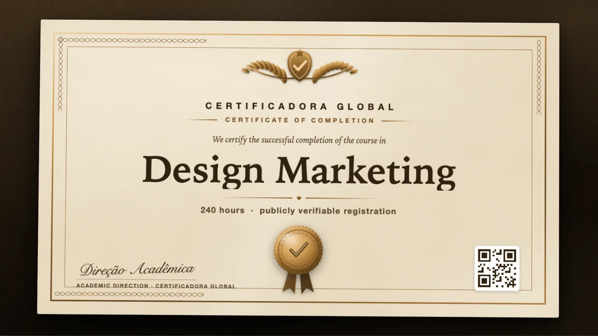Cover of the Design Marketing course
