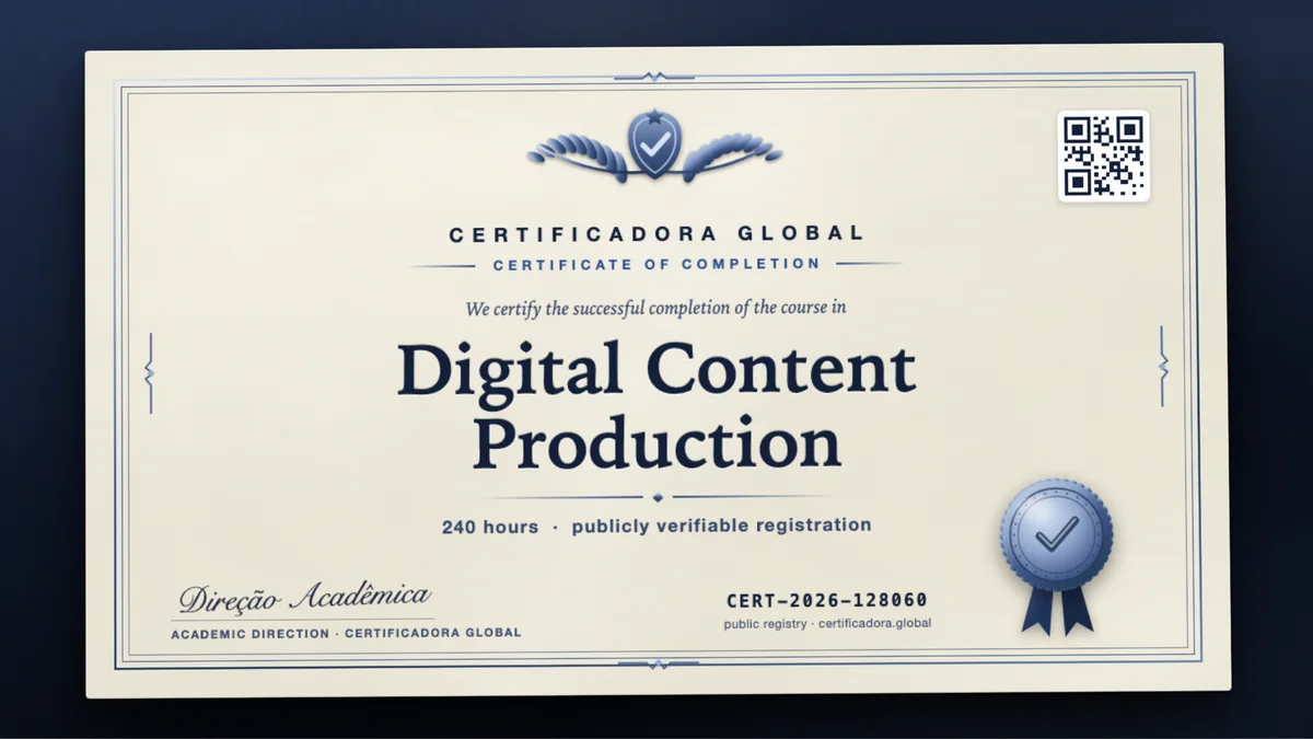 Cover of the Digital Content Production course
