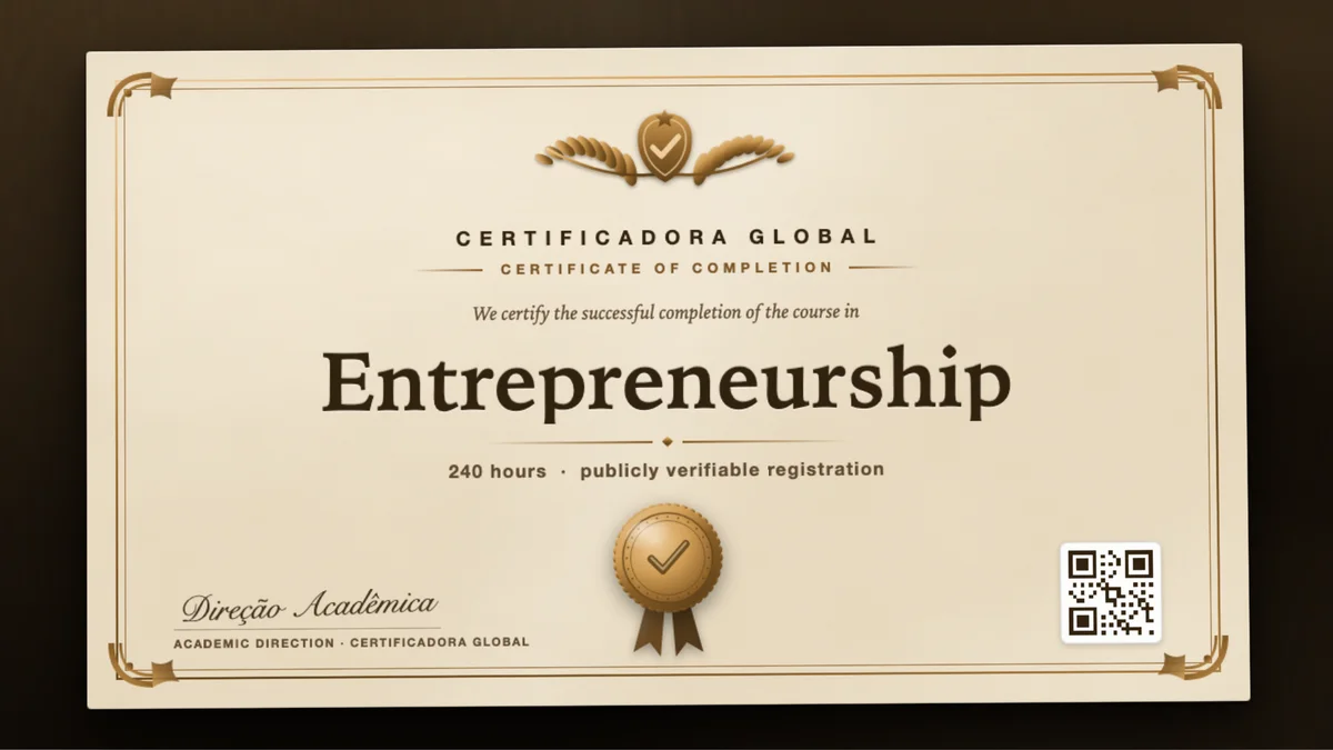 Cover of the Entrepreneurship course