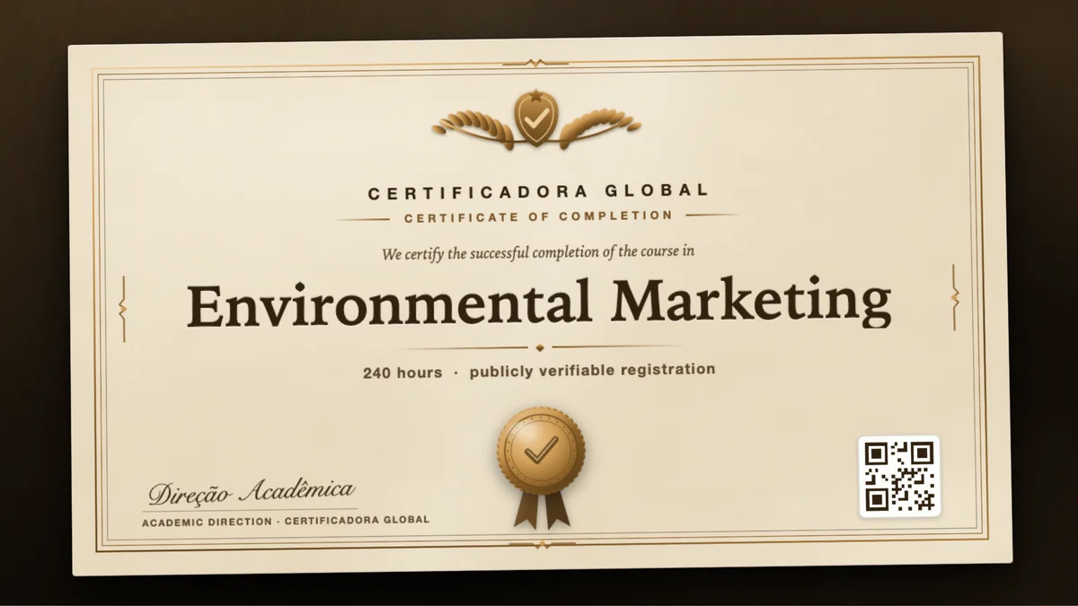 Cover of the Environmental Marketing course