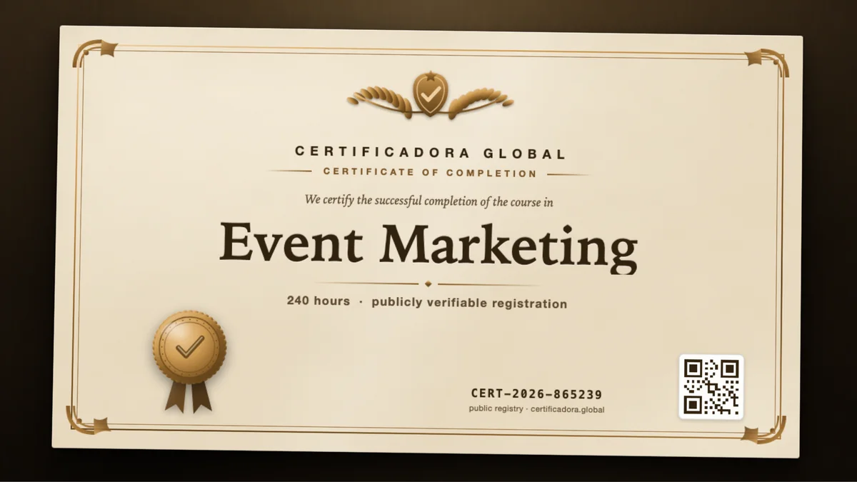 Cover of the Event Marketing course