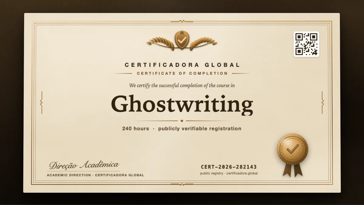 Cover of the Ghostwriting course