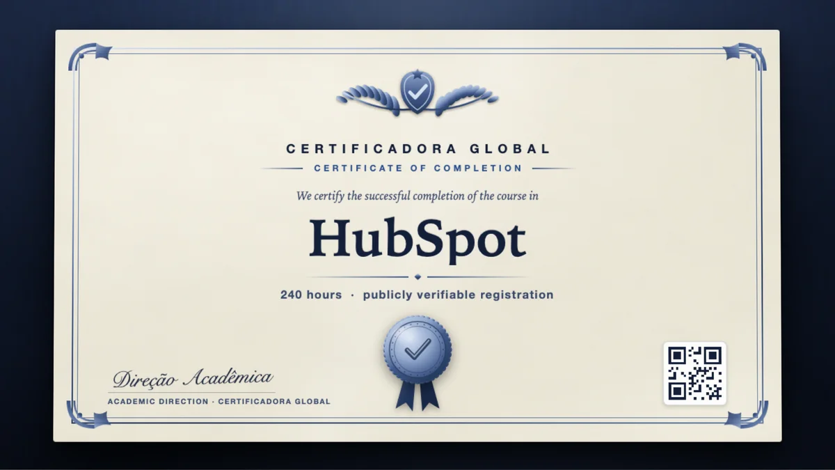 Cover of the HubSpot course