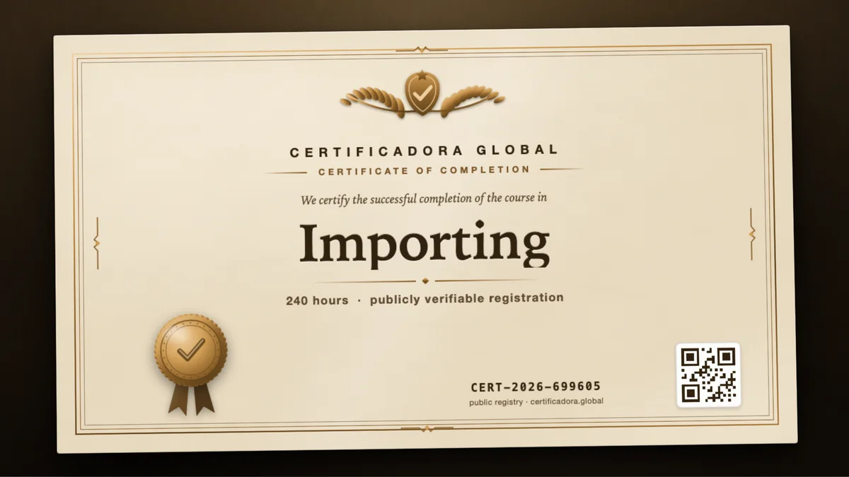 Cover of the Importing course
