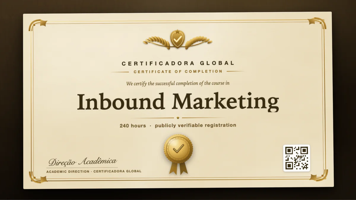 Cover of the Inbound Marketing course