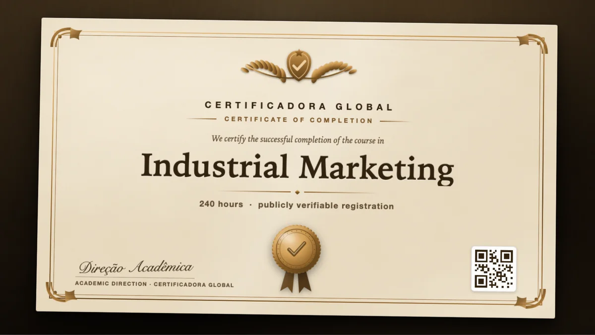 Cover of the Industrial Marketing course