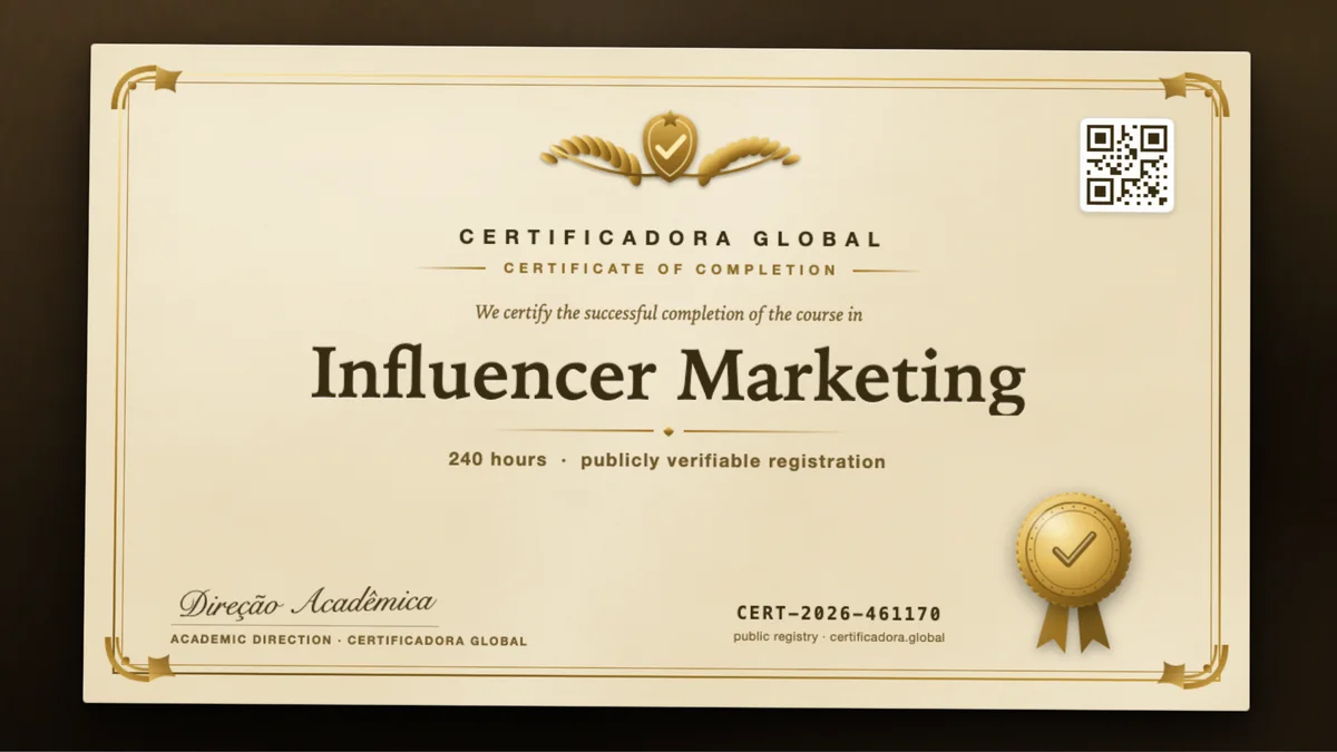 Cover of the Influencer Marketing course