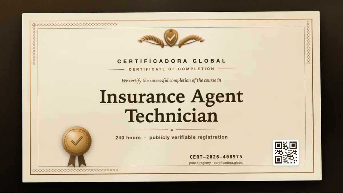 Cover of the Insurance Agent Technician course