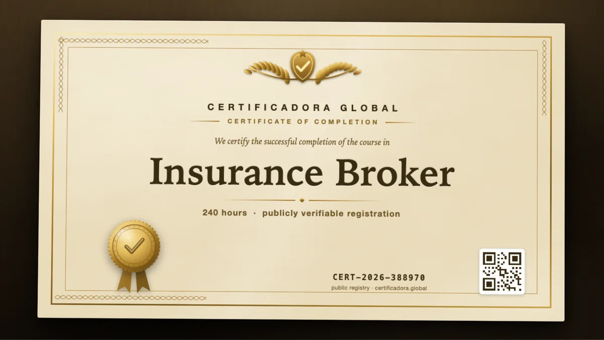 Cover of the Insurance Broker course