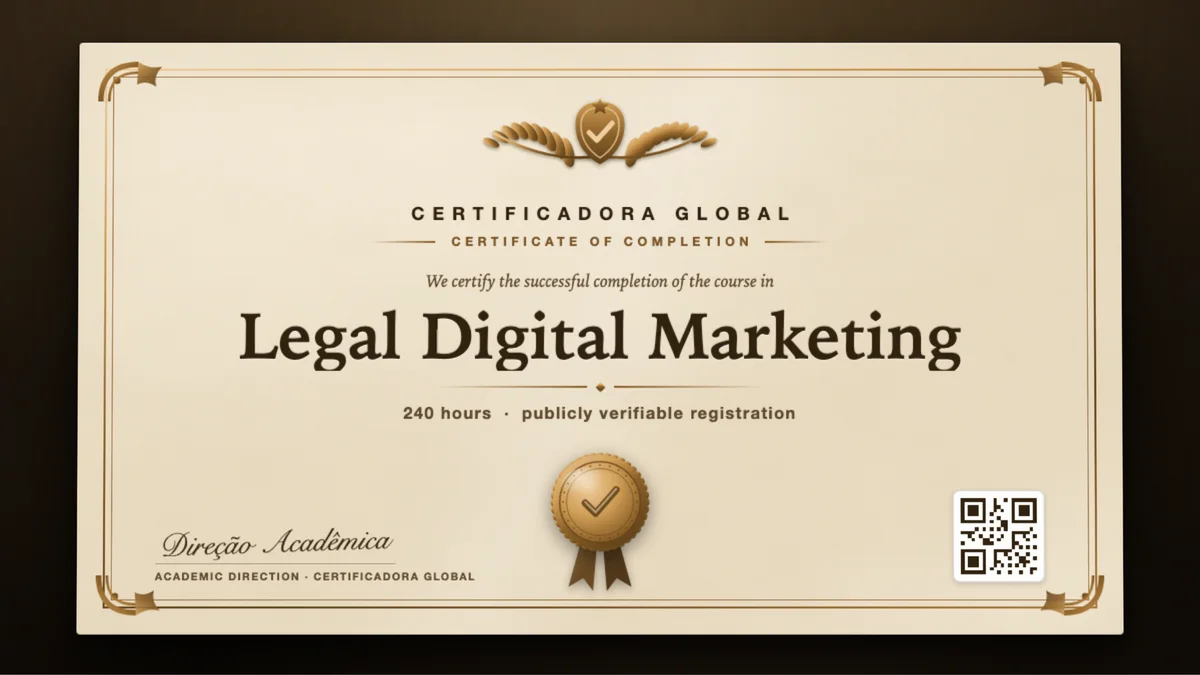 Cover of the Legal Digital Marketing course