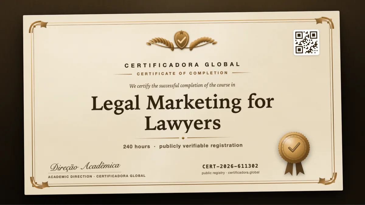 Cover of the Legal Marketing for Lawyers course