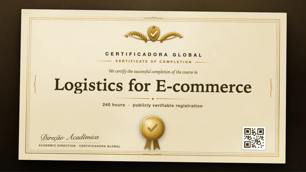 Cover of the Logistics for E-commerce course