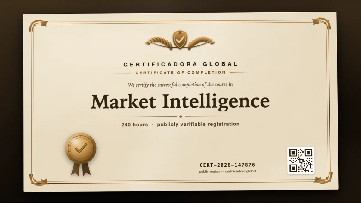 Cover of the Market Intelligence course