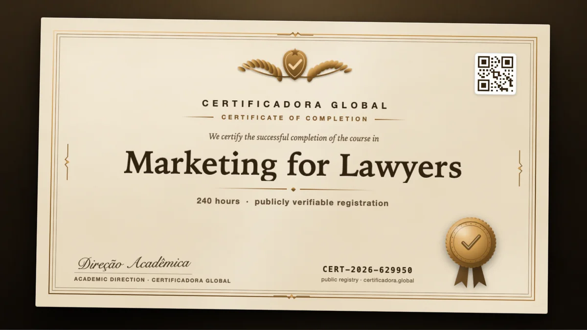 Cover of the Marketing for Lawyers course
