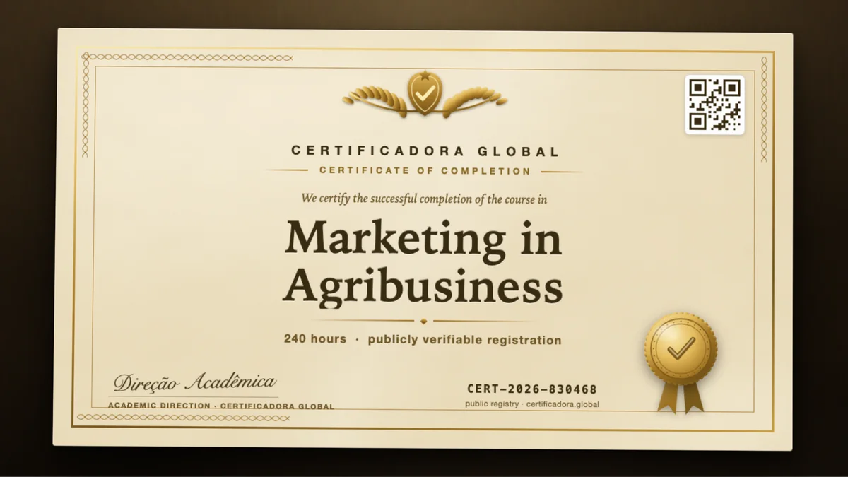 Cover of the Marketing in Agribusiness course