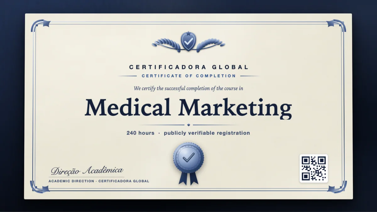 Cover of the Medical Marketing course