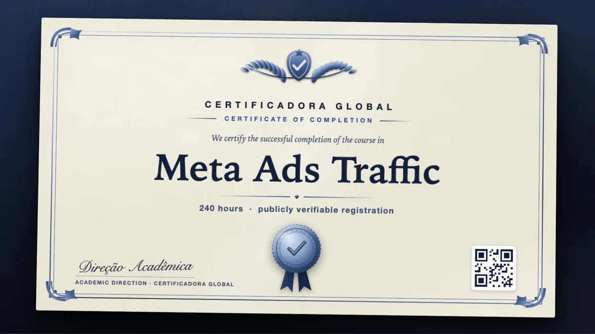 Cover of the Meta Ads Traffic course