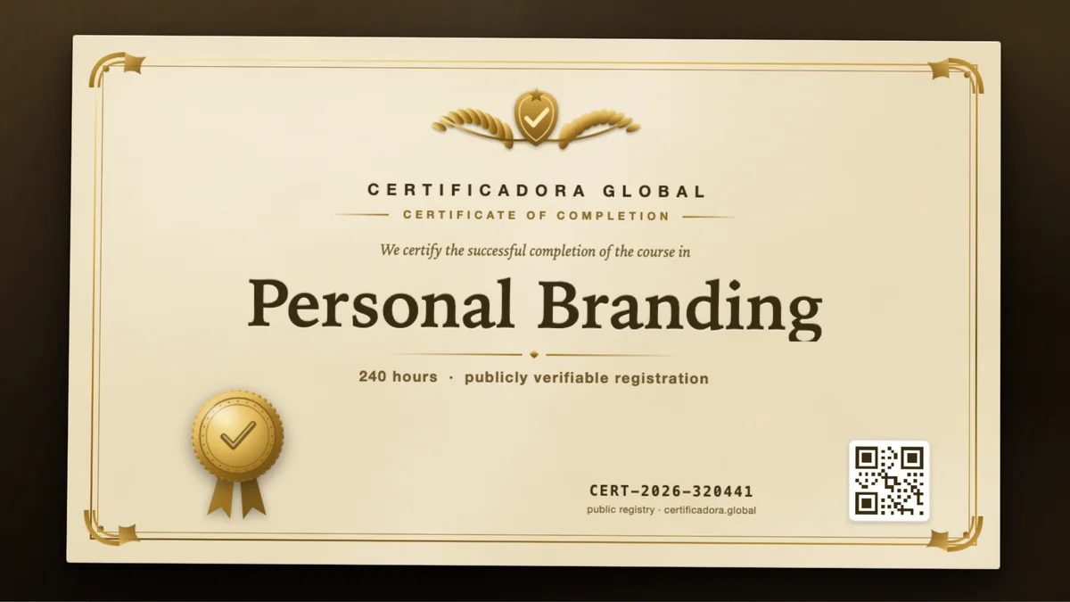 Cover of the Personal Branding course