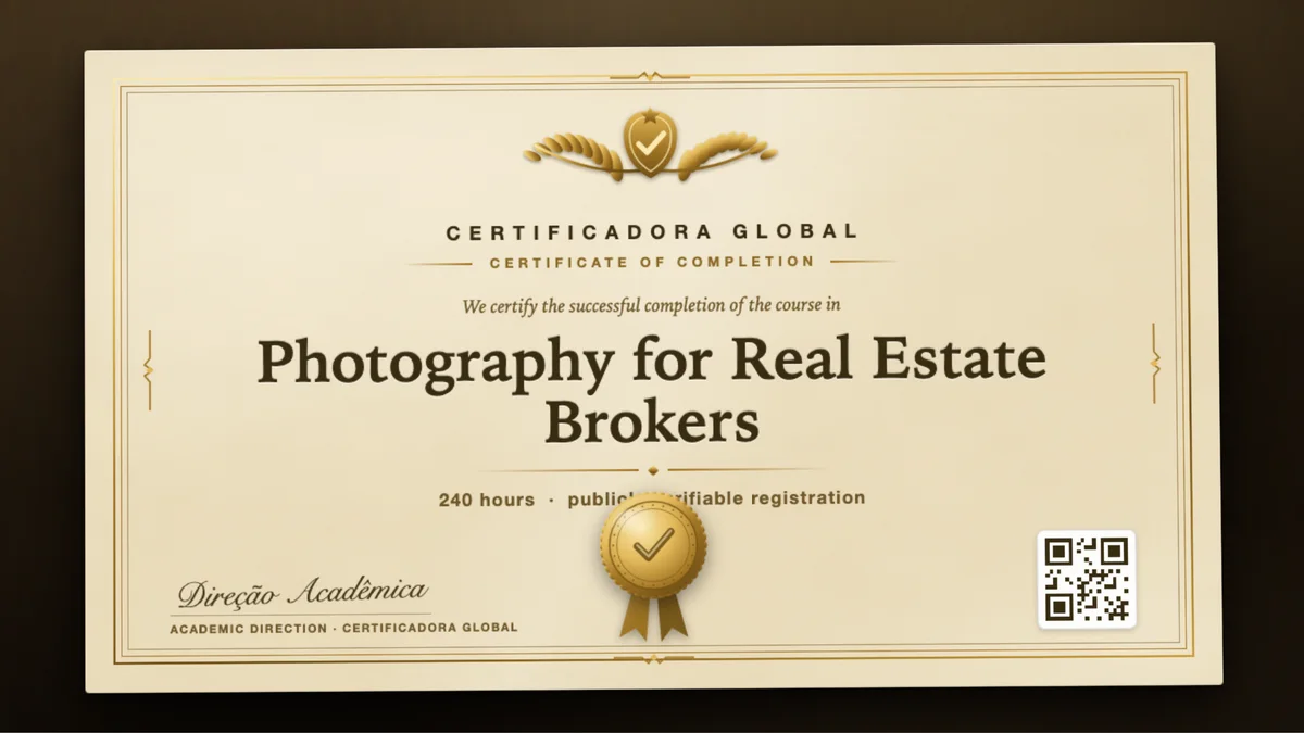 Cover of the Photography for Real Estate Brokers course