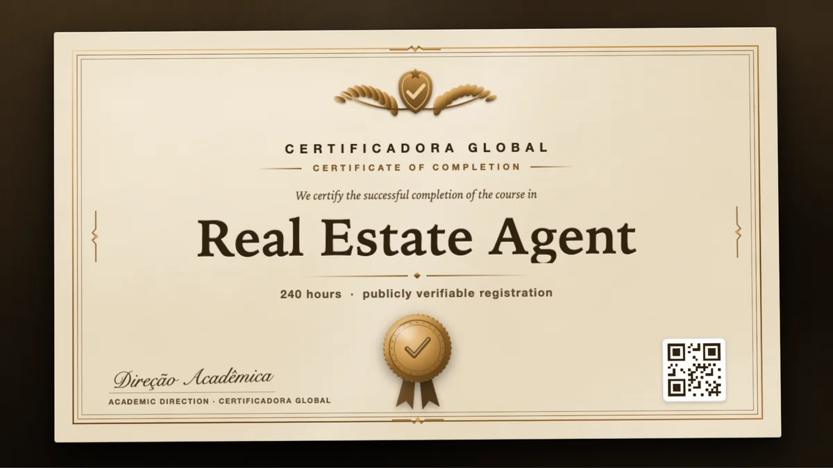Cover of the Real Estate Agent course