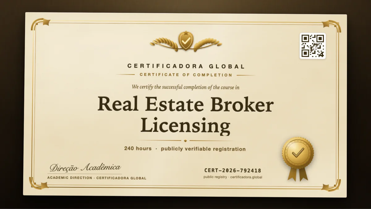 Cover of the Real Estate Broker Licensing course