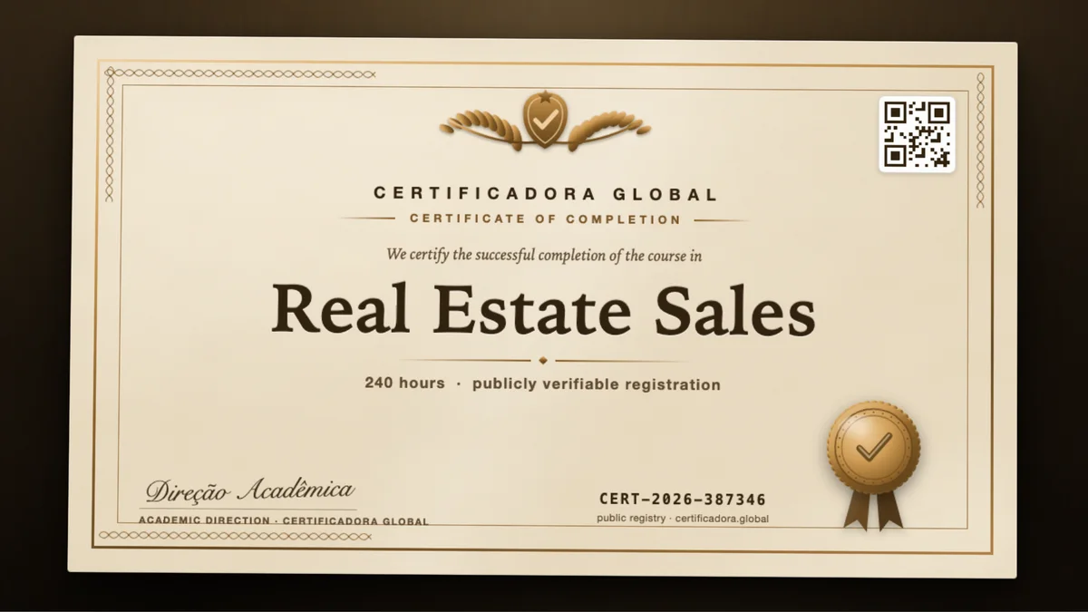 Cover of the Real Estate Sales course