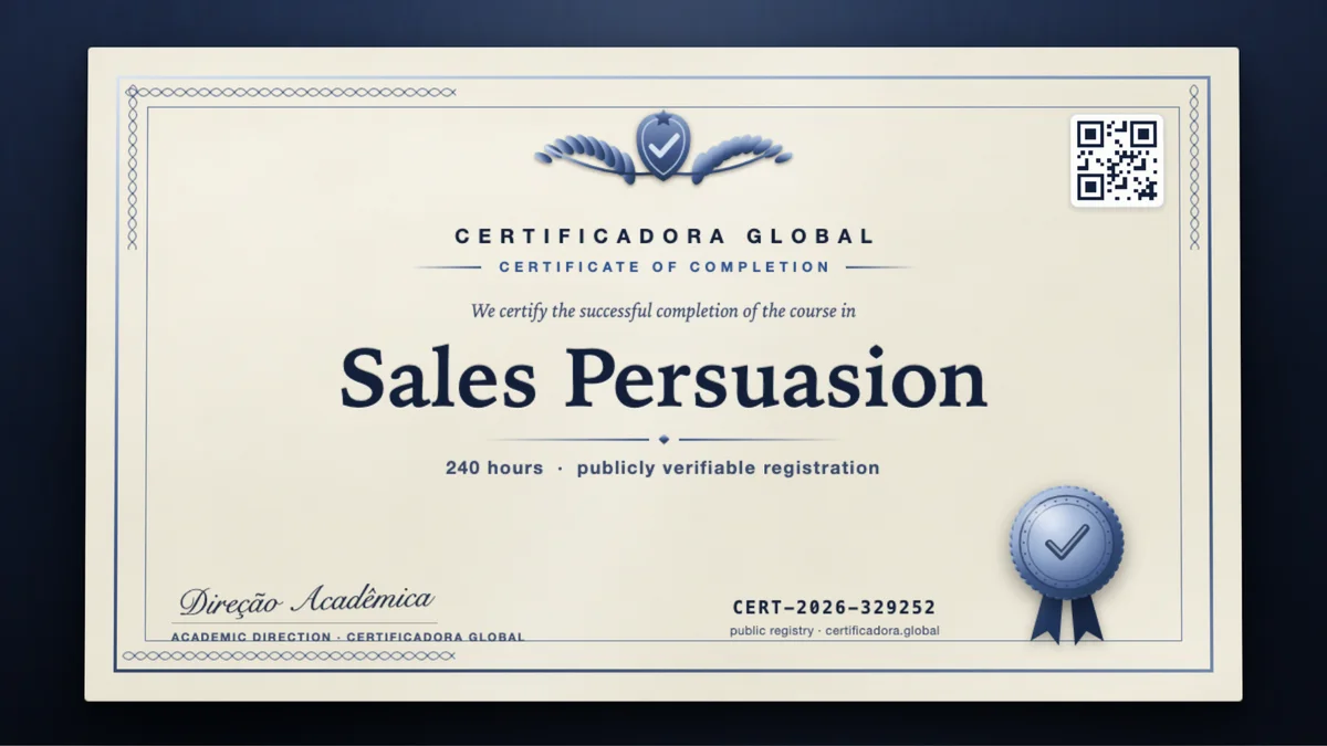 Cover of the Sales Persuasion course