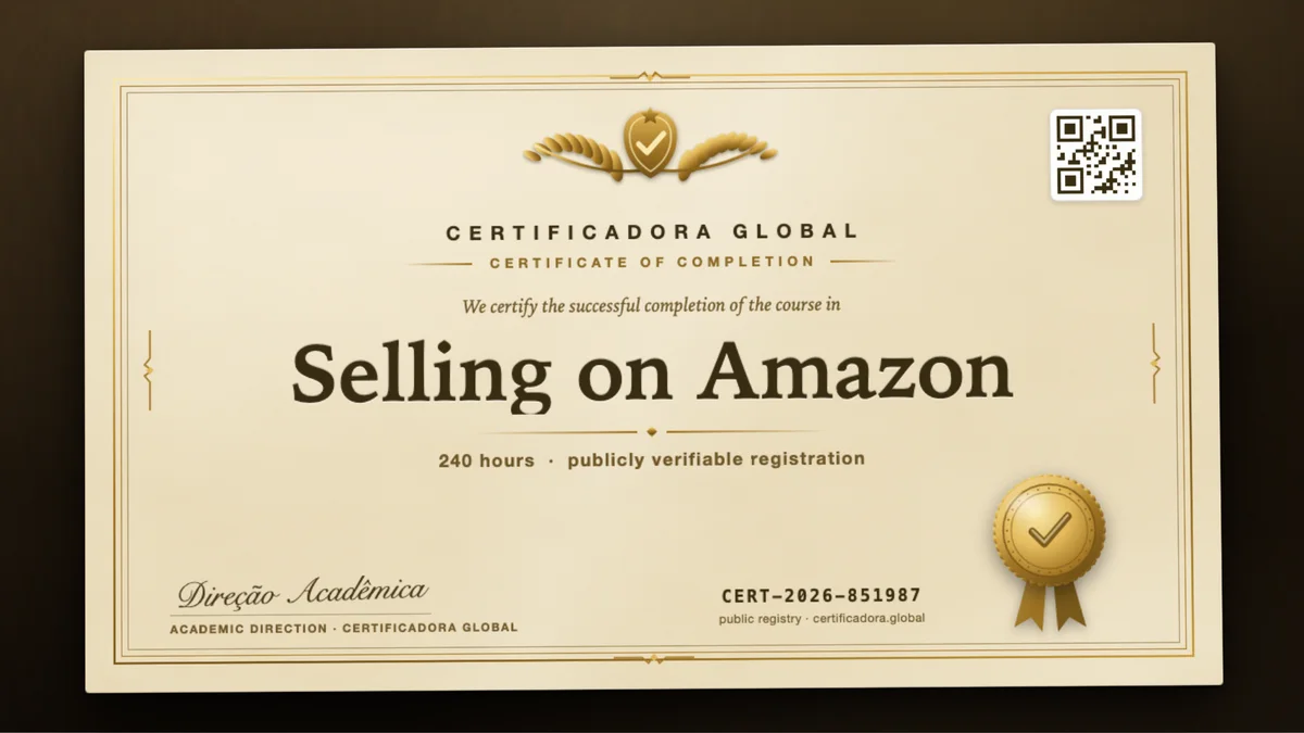 Cover of the Selling on Amazon course