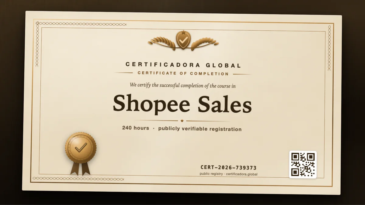 Cover of the Shopee Sales course