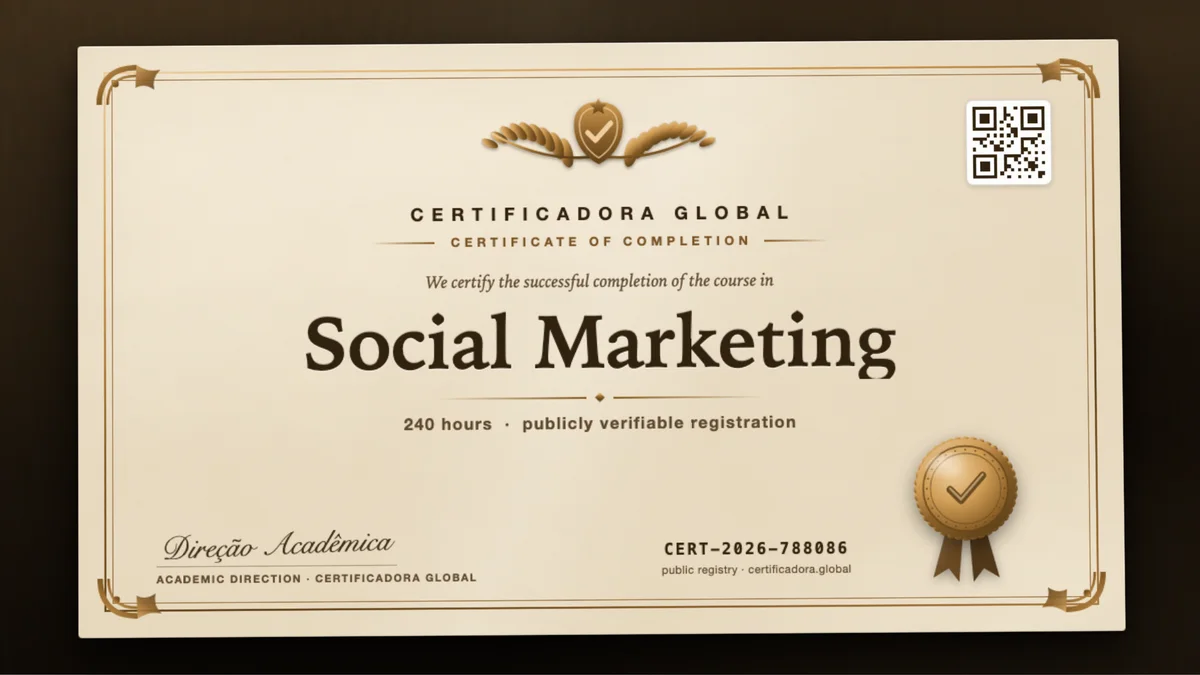 Cover of the Social Marketing course