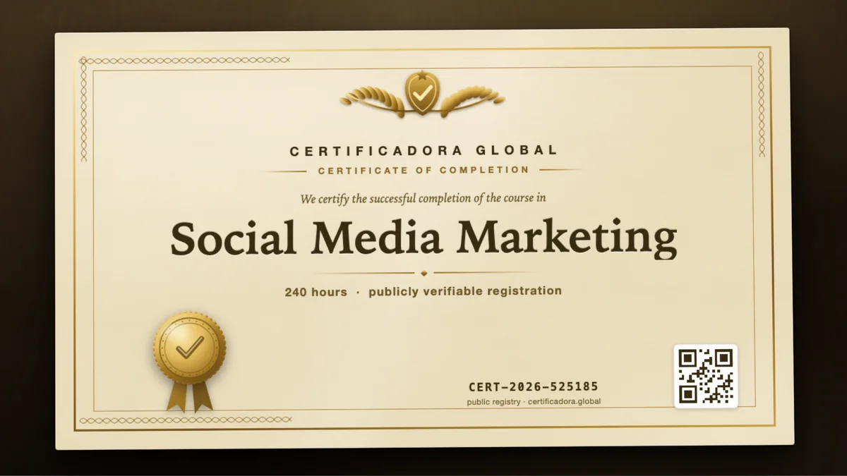 Cover of the Social Media Marketing course